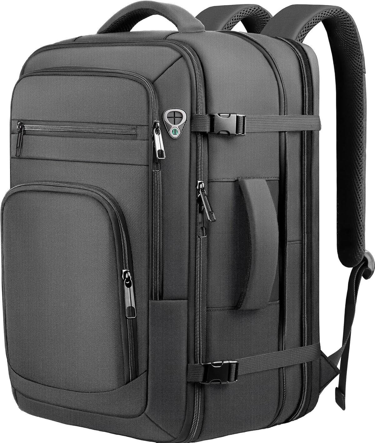 Expandable Large Travel Backpack, 45L Airplane Approved Carry on Backpack