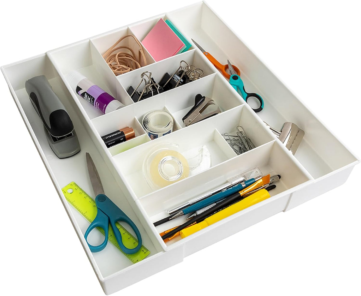 Dial Industries Expandable Junk Drawer Desk Organizer Storage Tray