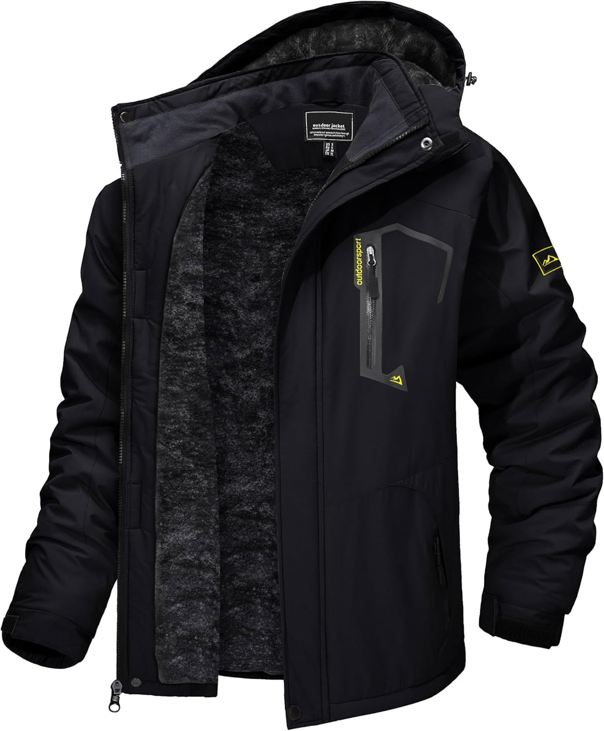 TACVASEN Men'S Winter Skiing Jackets Waterproof Thermal Snowboard Coats
