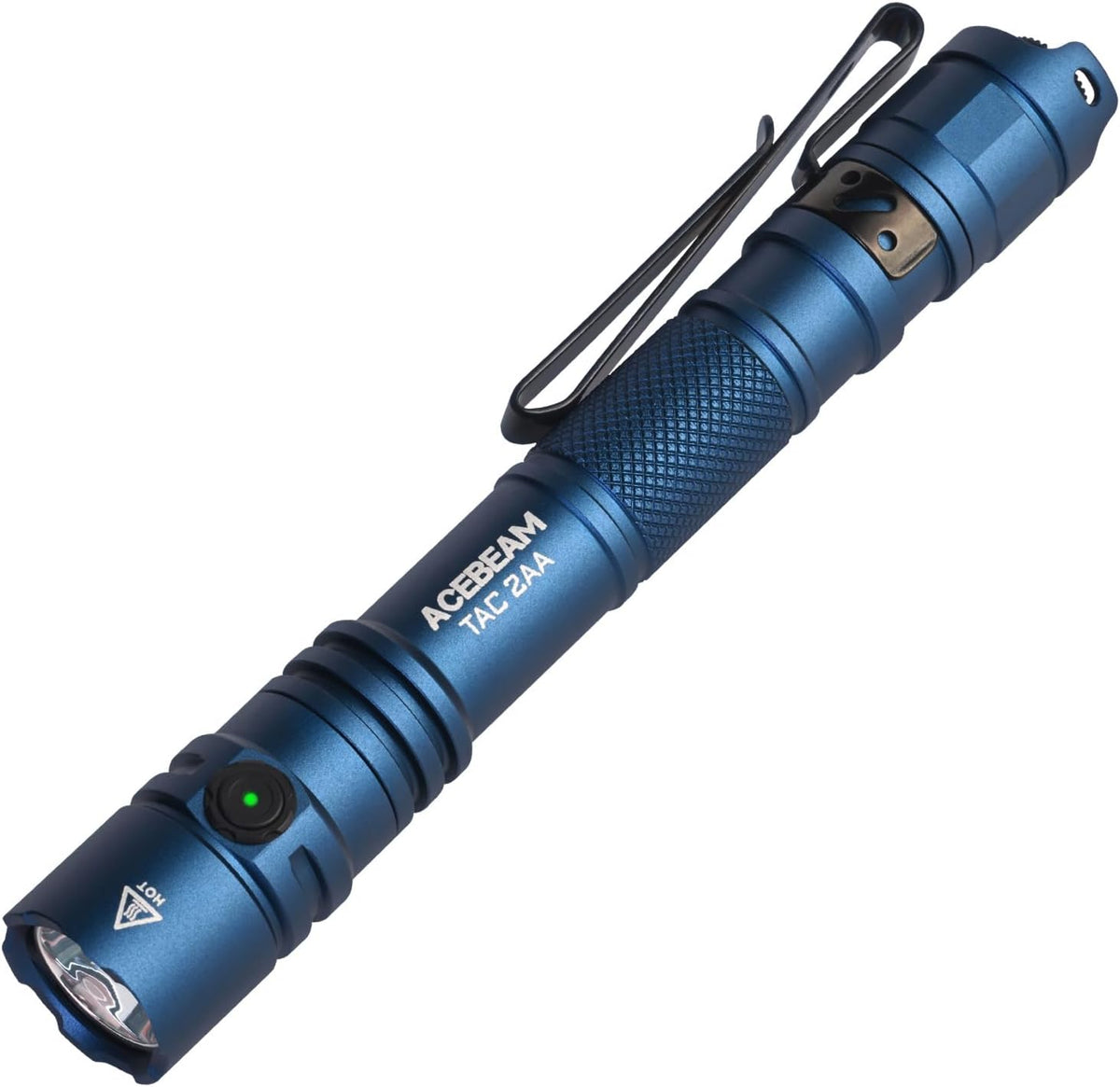 ACEBEAM TAC 2AA EDC Tactical Dual Modes Flashlight, 1400 High Lumens Light