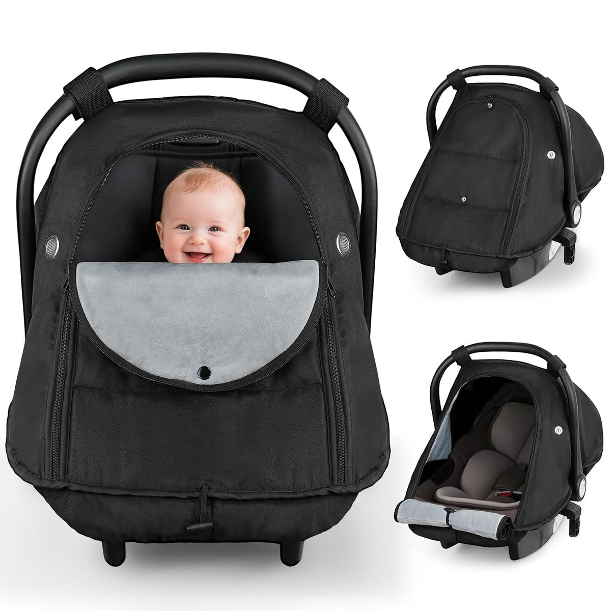 Metplus Winter Car Seat Cover for Baby, Warmth & Cold-Proof Carseat Covers