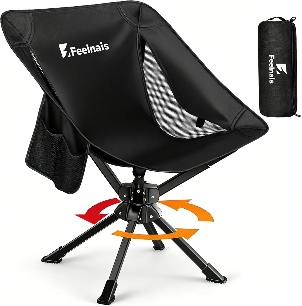 Portable Camping Chairs for Adults, Comfy Folding Camp Chair