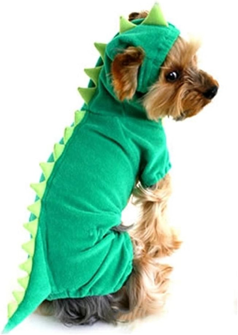 Dog Dinosaur Design Costume Green Pet Clothes for Medium & Large Dog (Green, S)