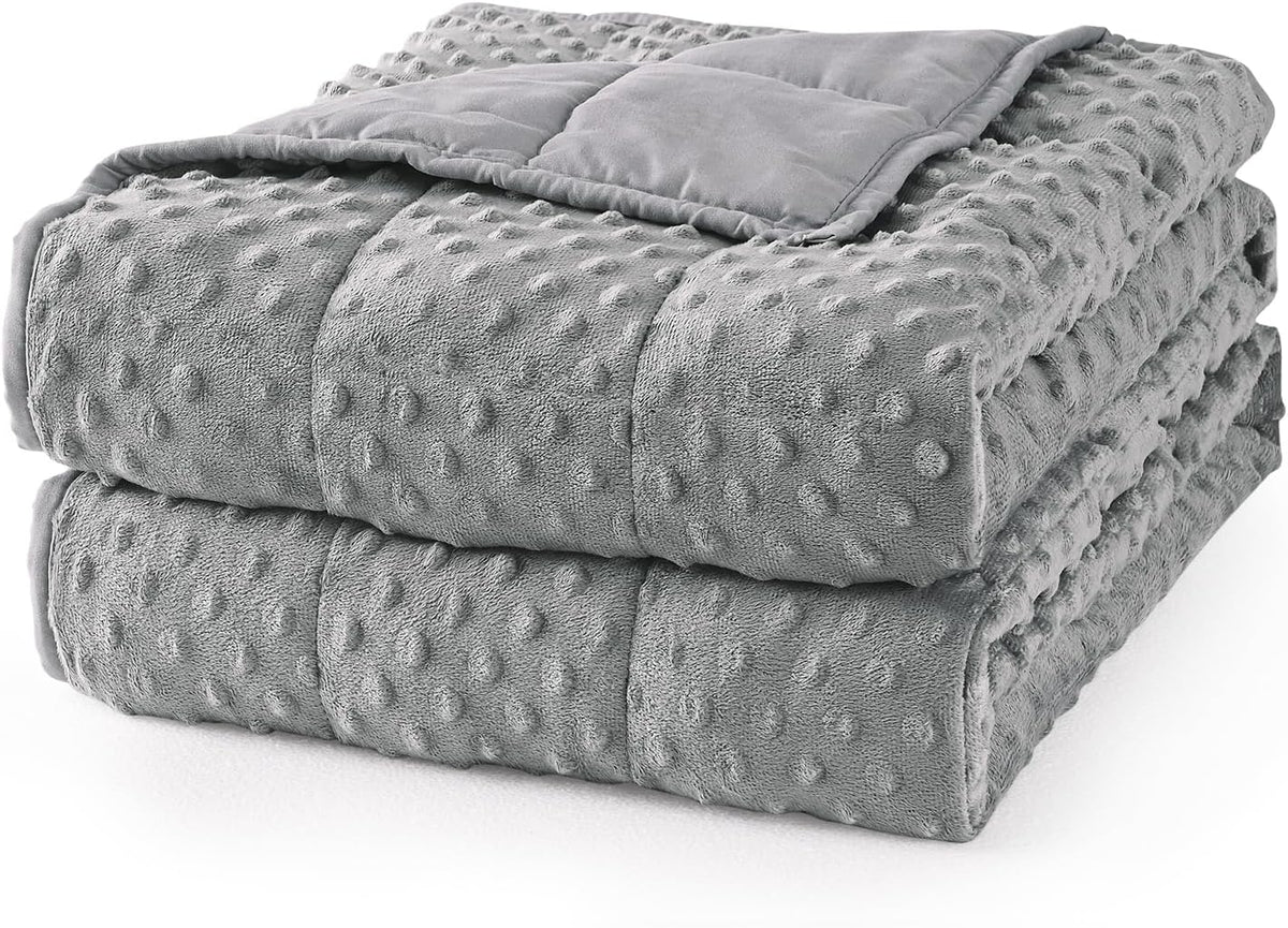 Mr. Sandman Cooling Weighted Blanket for Adults, Queen Size 15 Lbs, 60″X80″