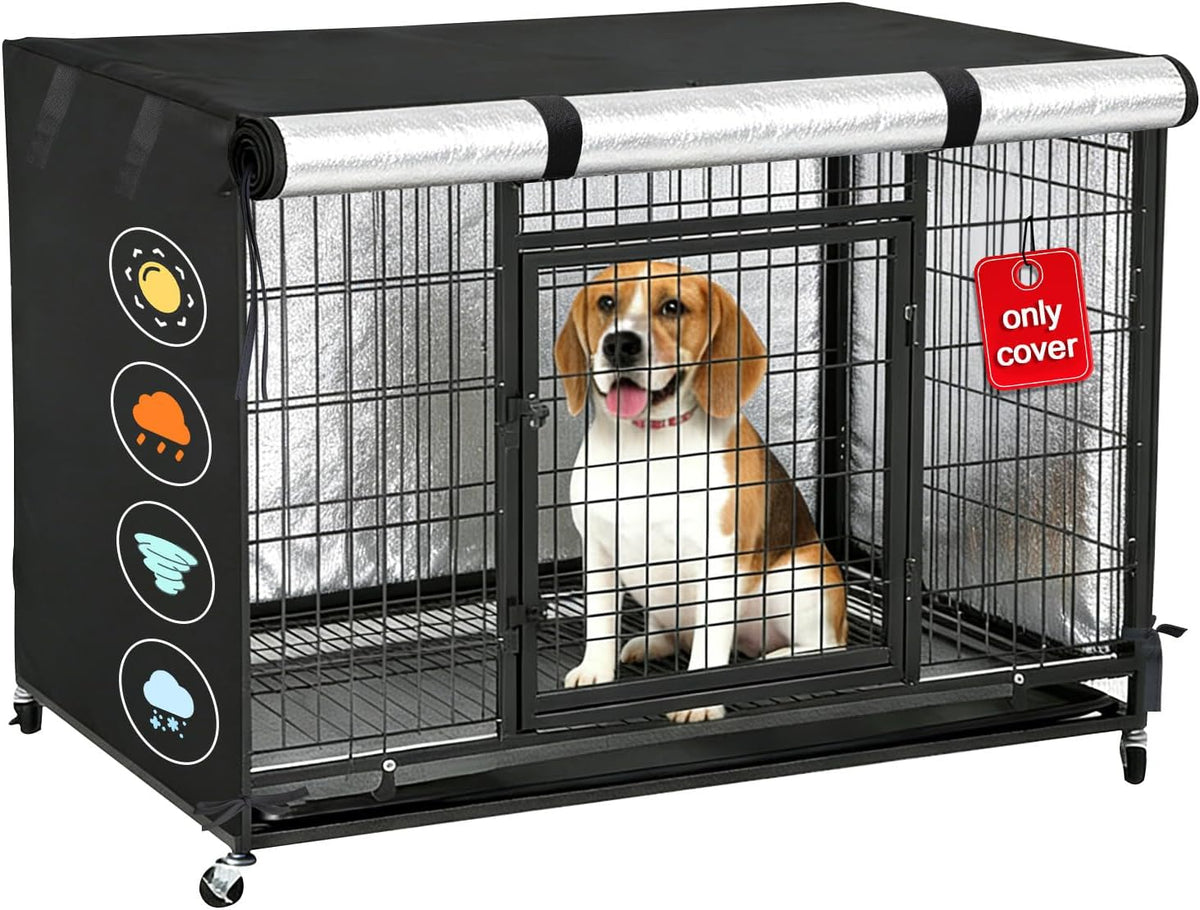 Dog Crate Cover, Kennel Cover Fit for 36 Inches Wire Cage