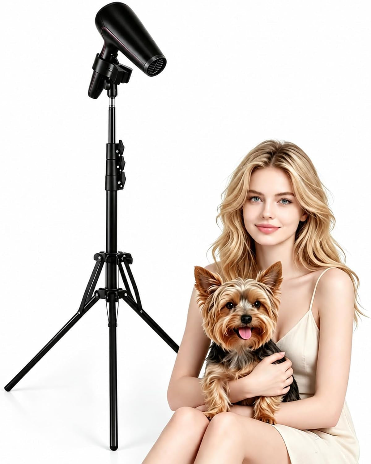 Hair Dryer Stand Pet Grooming Blow Dryer Holder