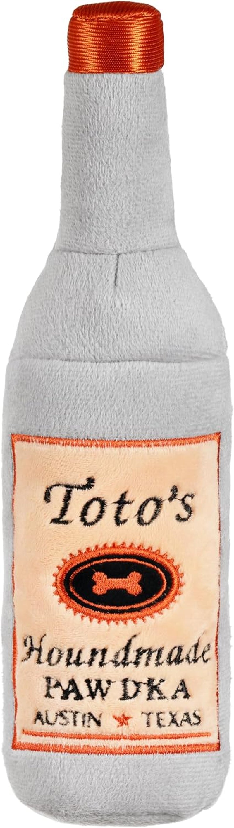 Nestpark Toto'S Plush Squeaky Crinkle Dog Toy - Funny Dog Gifts for Medium, Small and Large Dogs - Cute Stuffed Toys for Dog Birthdays