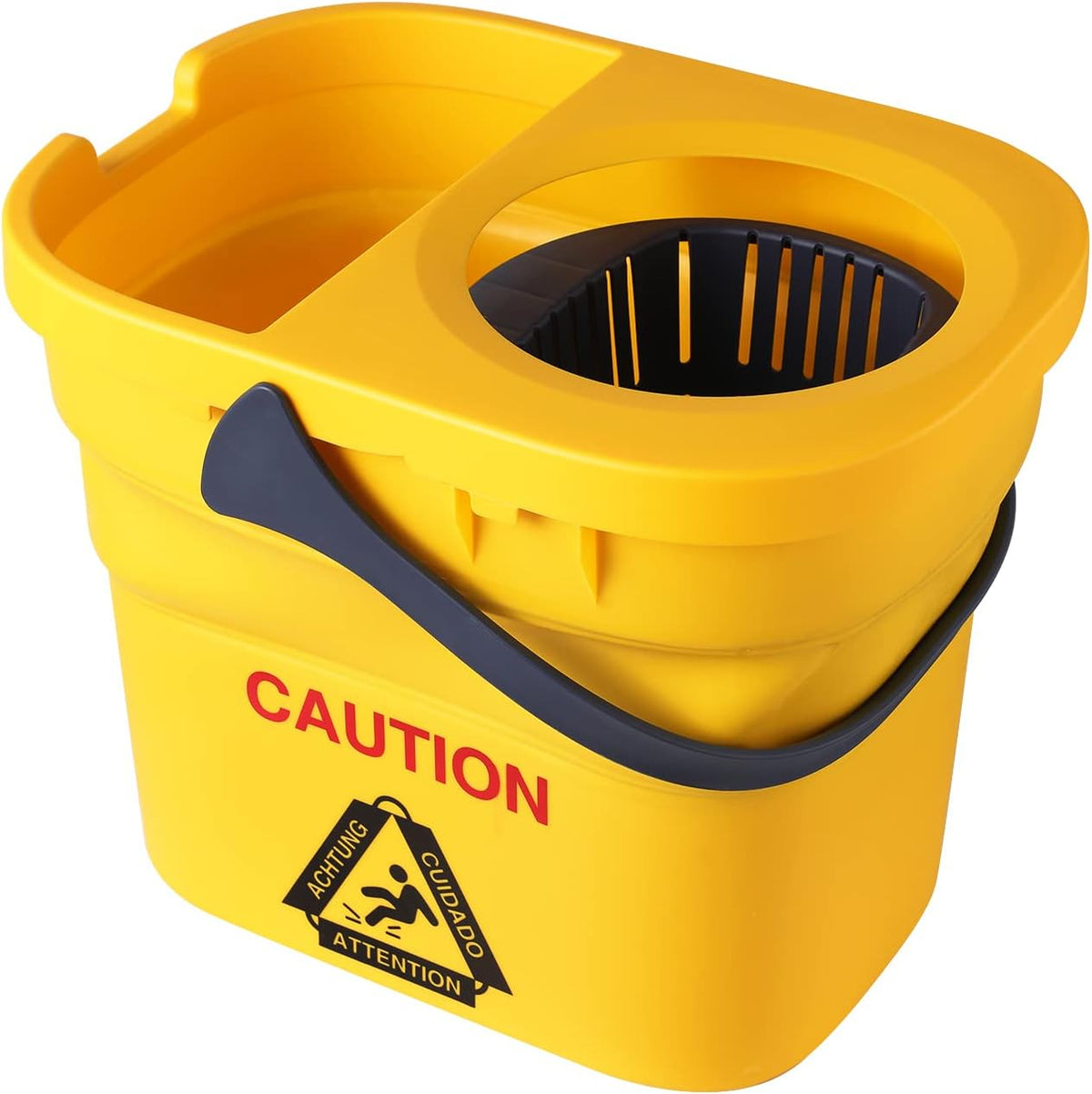 Yocada Commercial Mop Bucket with Wringer Portable Collapsible