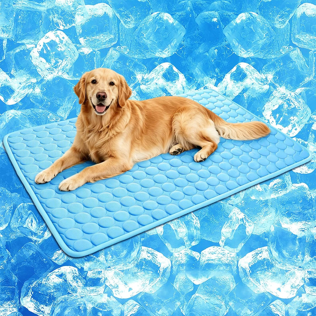 Mannice Dog Cooling Mat, Thick & Durable Cooling Mat for Dogs(Q-Max>0.4)