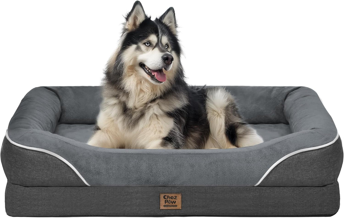 Chez Paw Orthopedic Washable XXL Dog Bed for Extra Large Dogs
