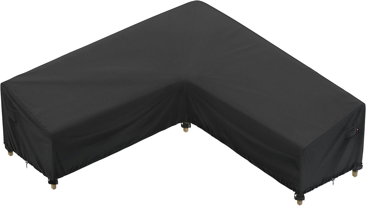 Ibirdie Outdoor Sectional Cover for 85 X 85 Inch L-Shaped Couch Sofa