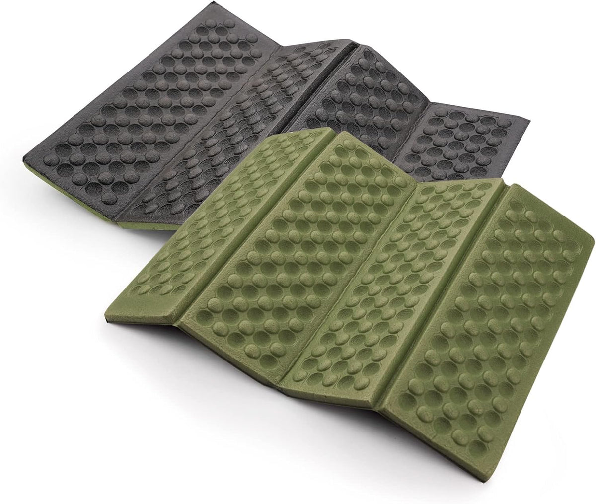 Acecamp 3940 Portable Lightweight Mini Waterproof Folding Mat, Foam Sitting Pad for Outdoor Activities, Foldable Kneeling and Seat Cushion for Comfort, Red
