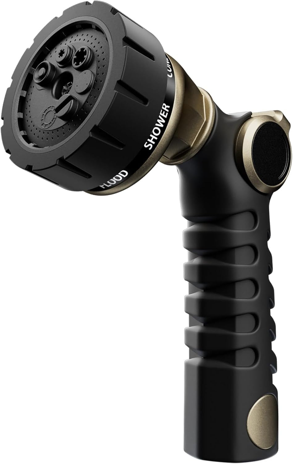 RESTMO Heavy Duty Hose Nozzle, Metal Garden Water Hose Sprayer