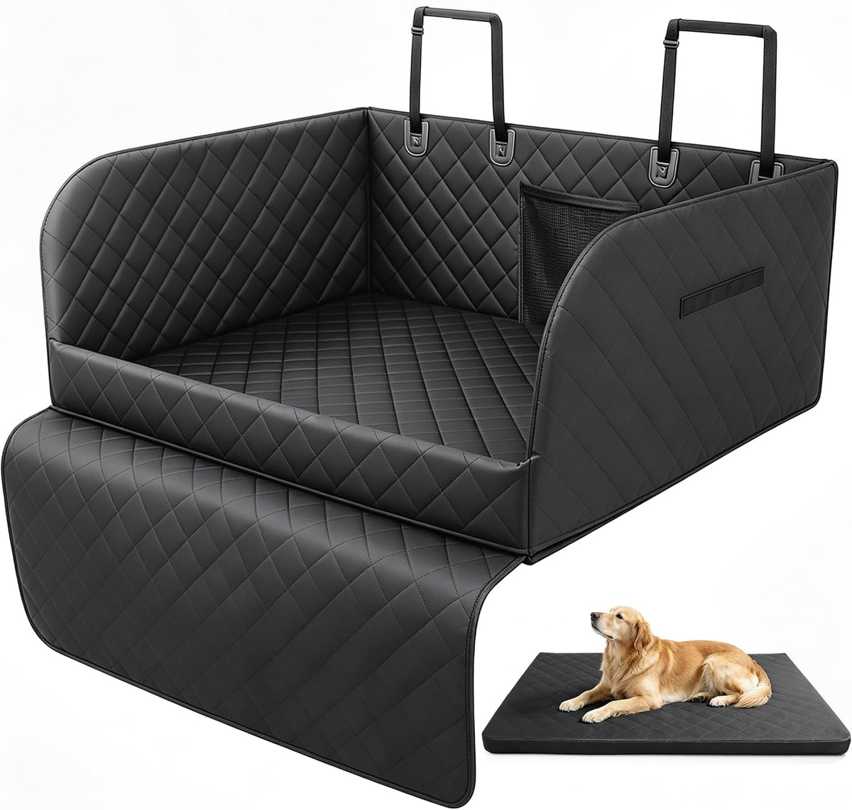 XIAPIA SUV Cargo Liner for Dogs,1.6" Thick Non-Slip Dog Trunk Cover for SUV