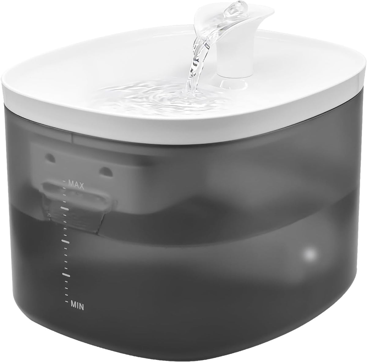 Cat Water Fountain 105Oz/3L Pet Water Fountain - Quiet Dog Water Fountain with Water Level - Flowing Water to Provide Fresh Water- No Sputter, Easy Cleaning, Suit for Cat Waterer