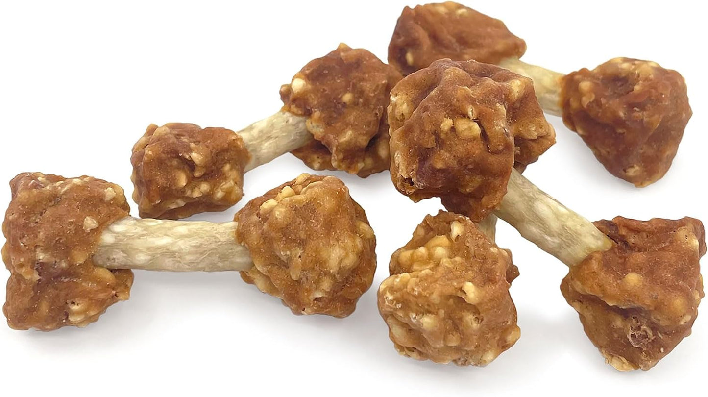 Pet 'N Shape Chik 'N Rice Dumbbells - Natural Dog Treats, Chicken, 1 Pound