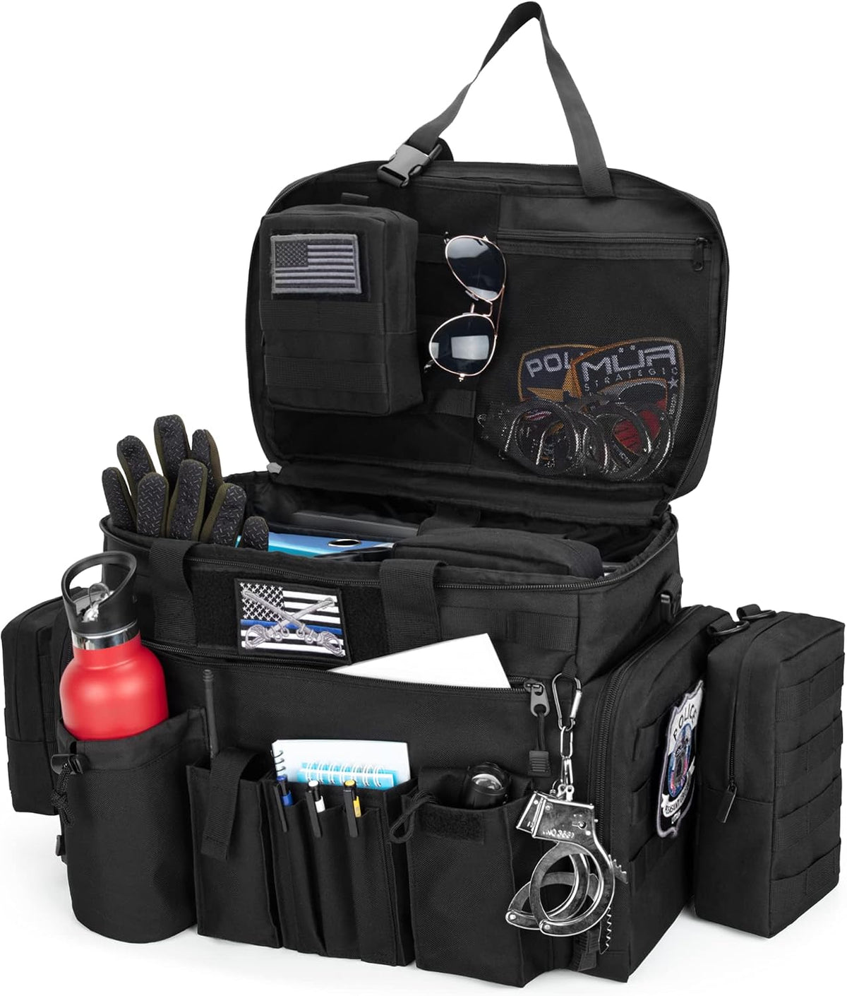 Trunab Patrol Bag Police Duty Bag Car Front Seat Organizer