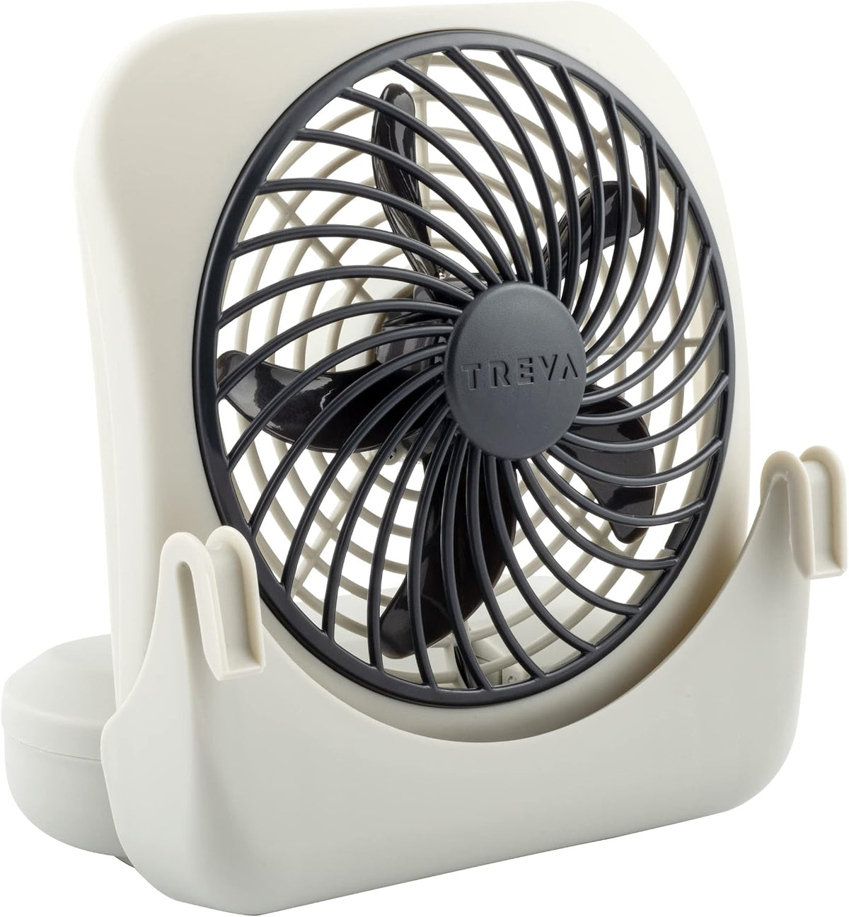Treva 5-Inch Pet Crate Fan for Cooling Dogs and Other Pets. 2 Cooling Speeds, Battery Powered