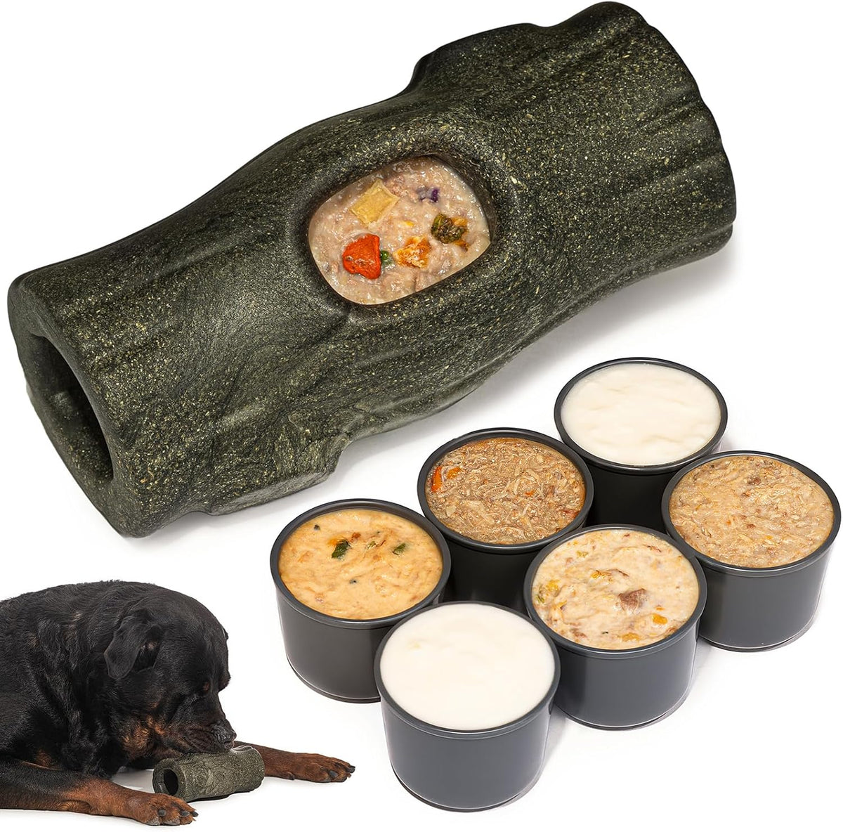 MENGJINGO Stuffable Dog Toys for Aggressive Chewers, Large/X-Large Dogs