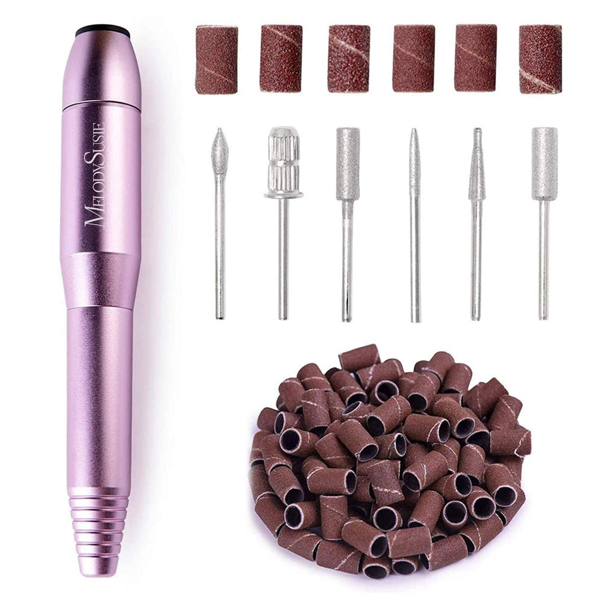 Melodysusie PC120B Pen Nail Drill with Compact AC Adapter Kit