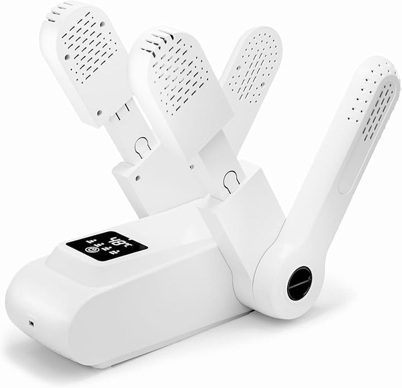 Boot & Shoe Dryer, White, 4 Rod