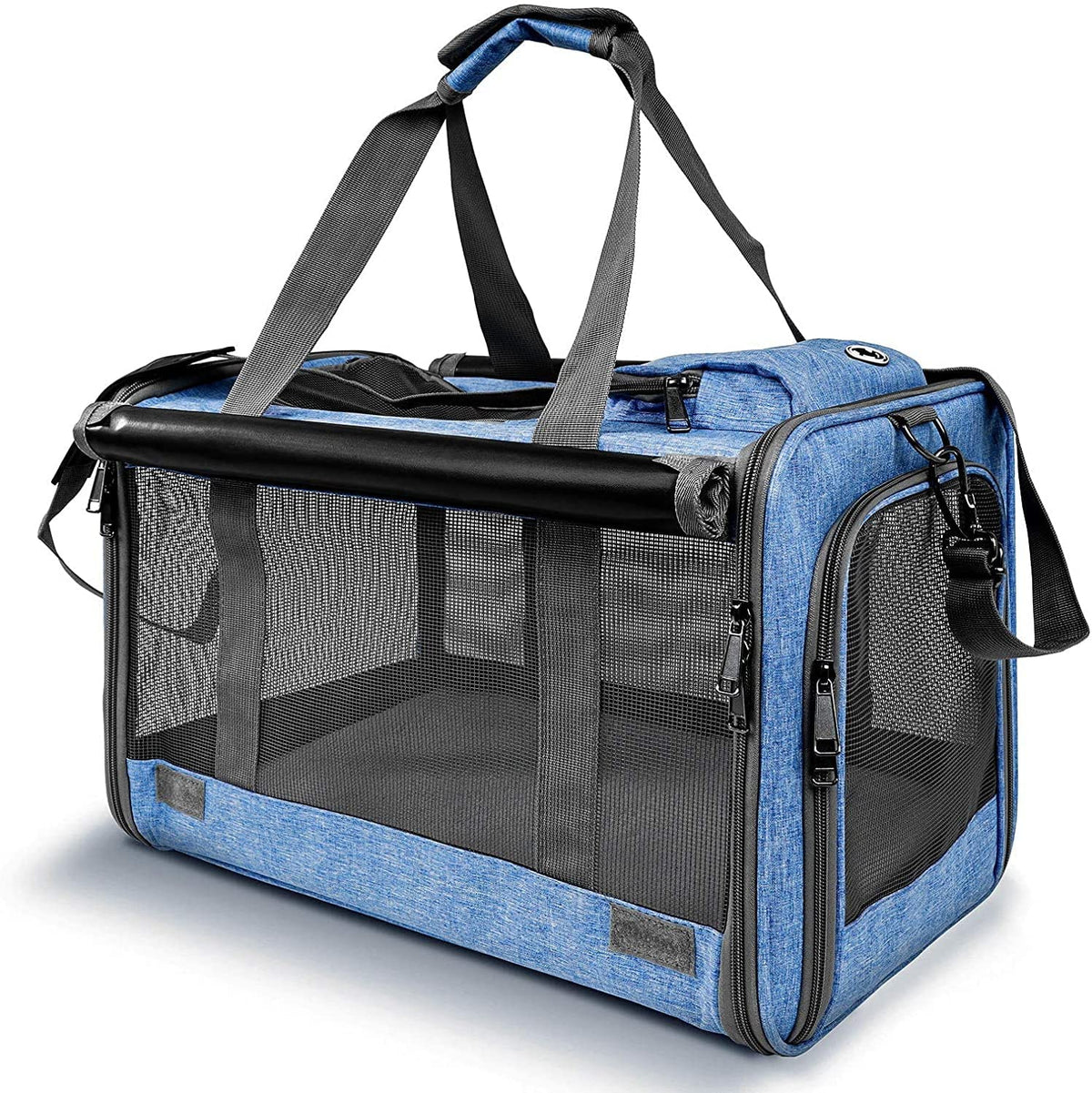 Pet Carrier for Large and Medium Cat, Soft-Sided Pet Crate for Puppy