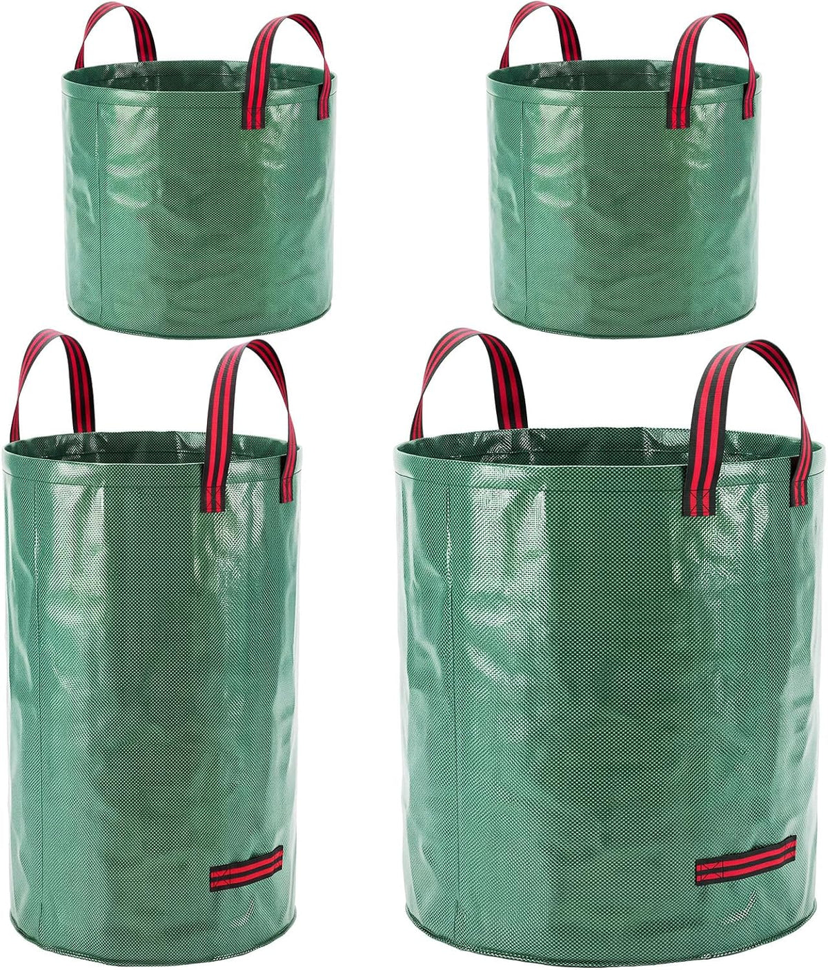 4 Pack Reusable Yard Waste Bag, 3 Sizes 15.85, 31.7 & 71.85 Gallon