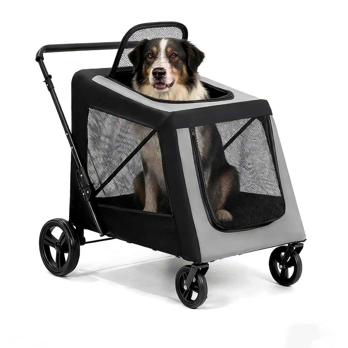 Large Dog Stroller for Large Dogs, Pet Stroller up to 130Lbs