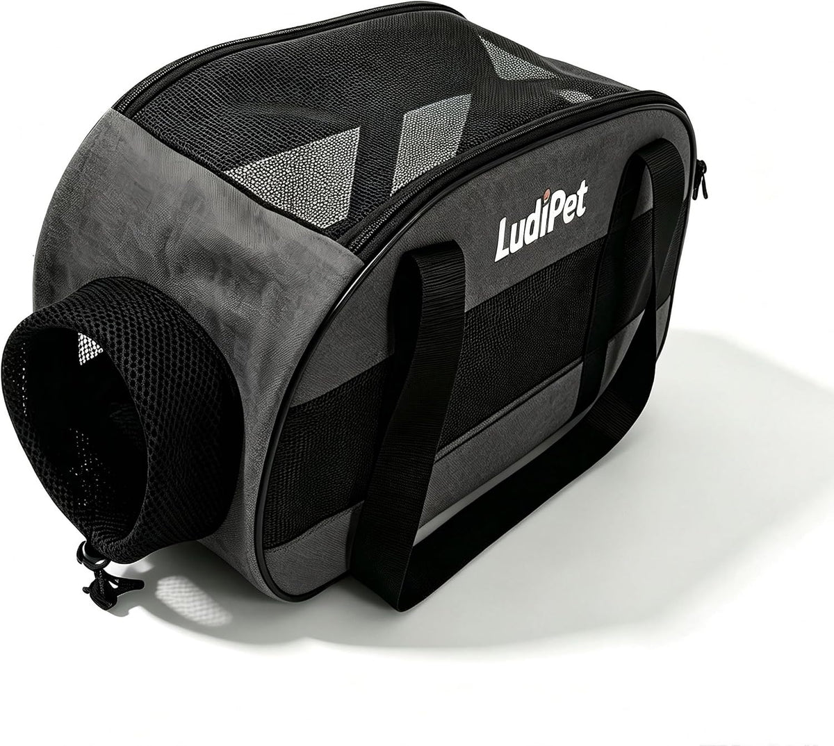 Airline-Friendly Pet Carrier for Cats and Small Dogs, Black