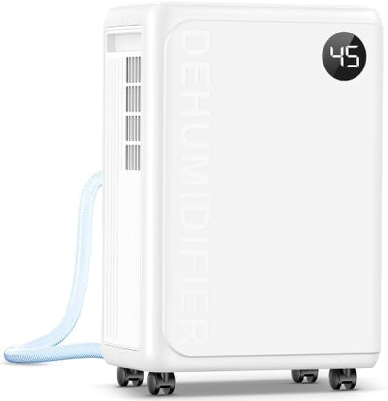 32 Pint Dehumidifier for Basement and Home, 2600 Sq Ft with Drain Hose
