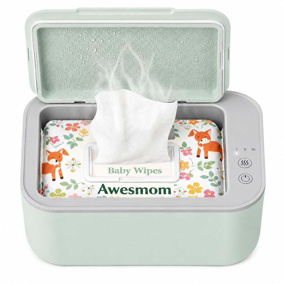 Baby Wipe Warmer, Large Capacity, Surround Heating, Green