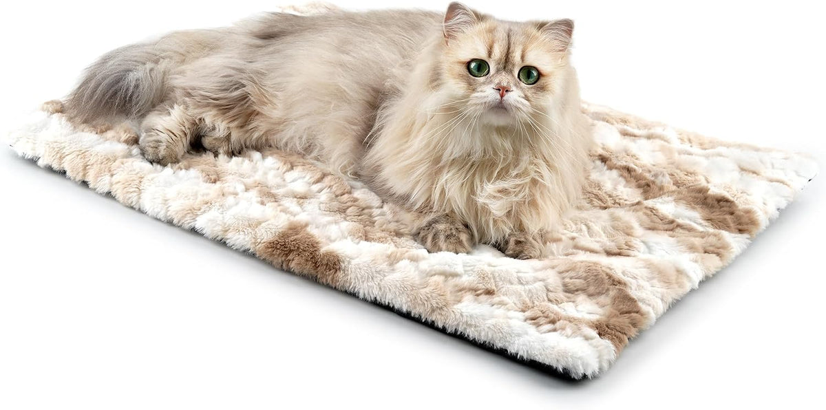 Self Warming Cat Pad, 24" X 18", Brown