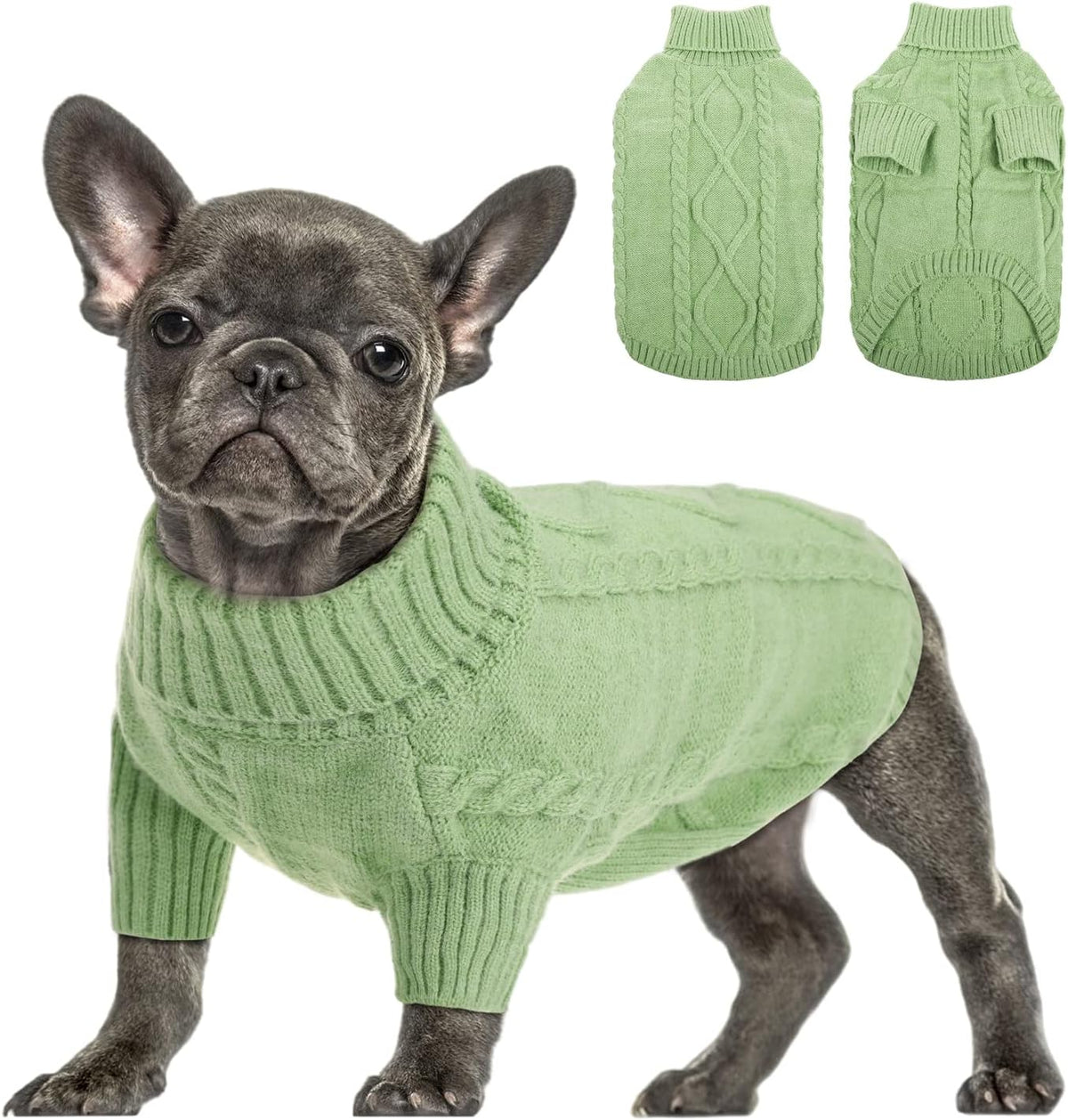 Small Dog Sweater for Small Dogs Boy, Winter Dogs/Cats Pullover