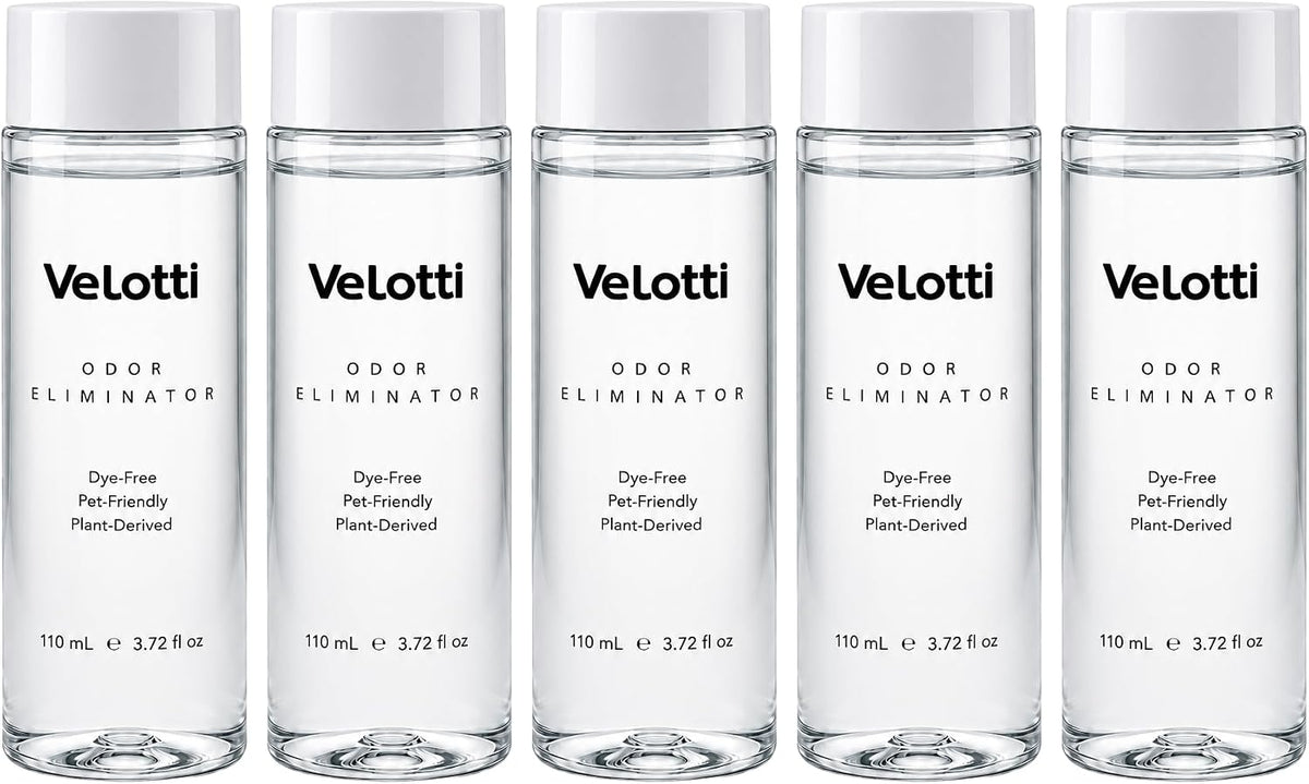 Velotti Odor Eliminator Deodorizer Spray Refill 5 Pack 110Ml