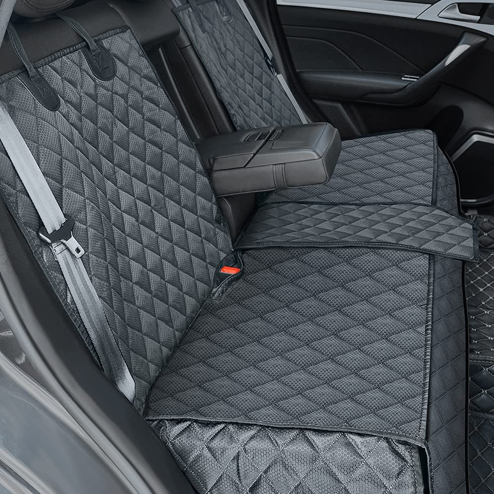 ANOSOSPECIAL Dog Car Seat Cover for Back Seat Cover,Non Stick Fur Rear Seat Protector for Pet,Nonslip Waterproof Durable Universal Fit Interior Backseat Covers for Auto Van SUV