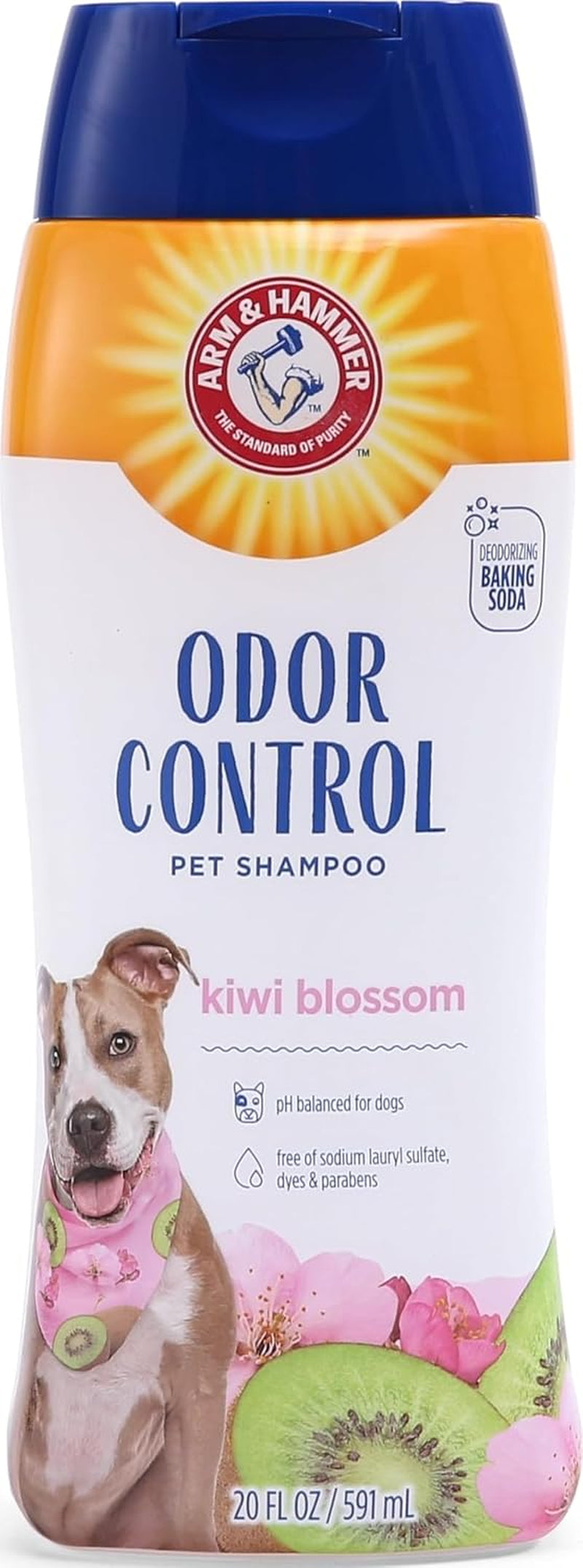 Arm & Hammer Deodorizing Dog Shampoo, Kiwi Blossom, 20 Fl Oz