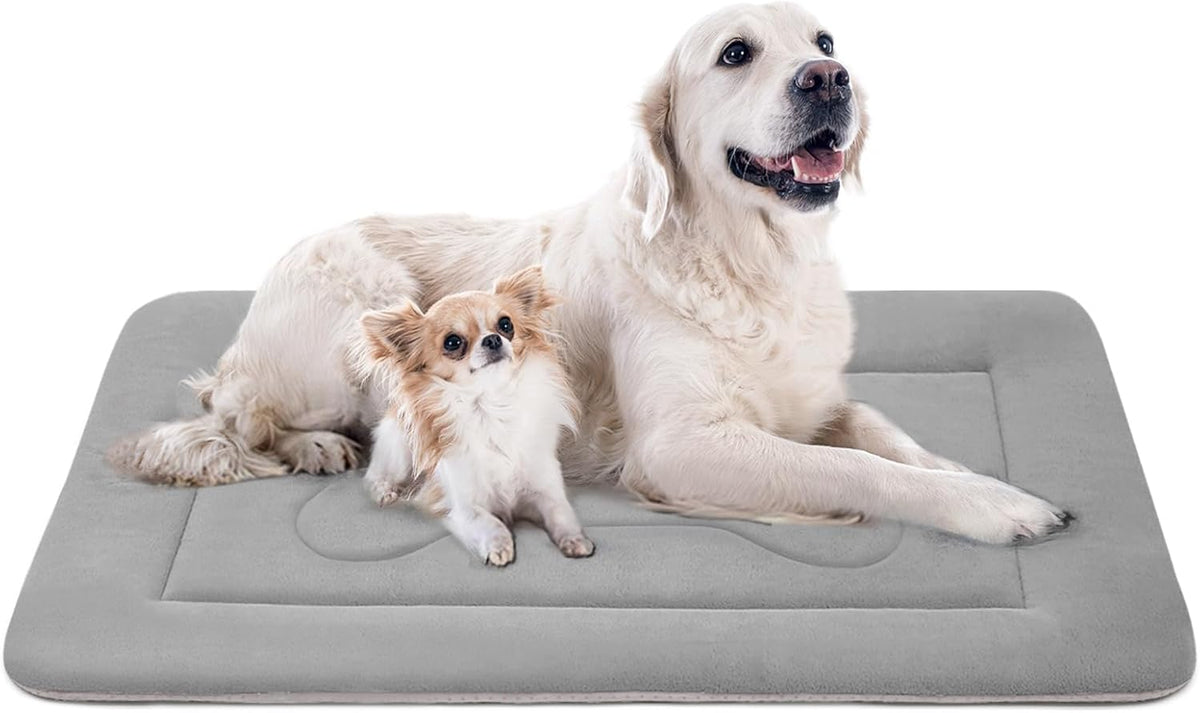 Extra Large Dog Bed Soft Dog Crate Pad Mat 48 in Non-Slip Bottom Washable Dog Sleeping Mattress Pet Beds Cat Beds Kennel Pads