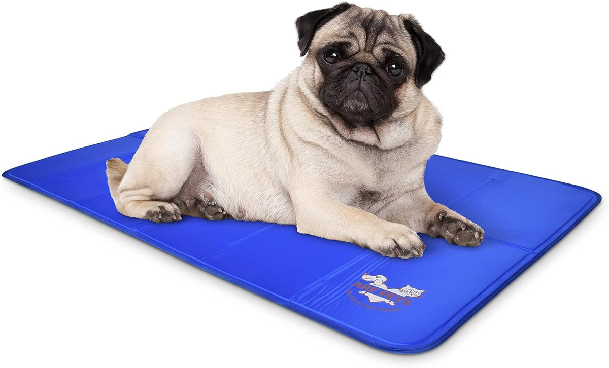 Arf Pets Dog Cooling Mat - Solid Gel Self-Cool Pad | Durable & Non-Toxic
