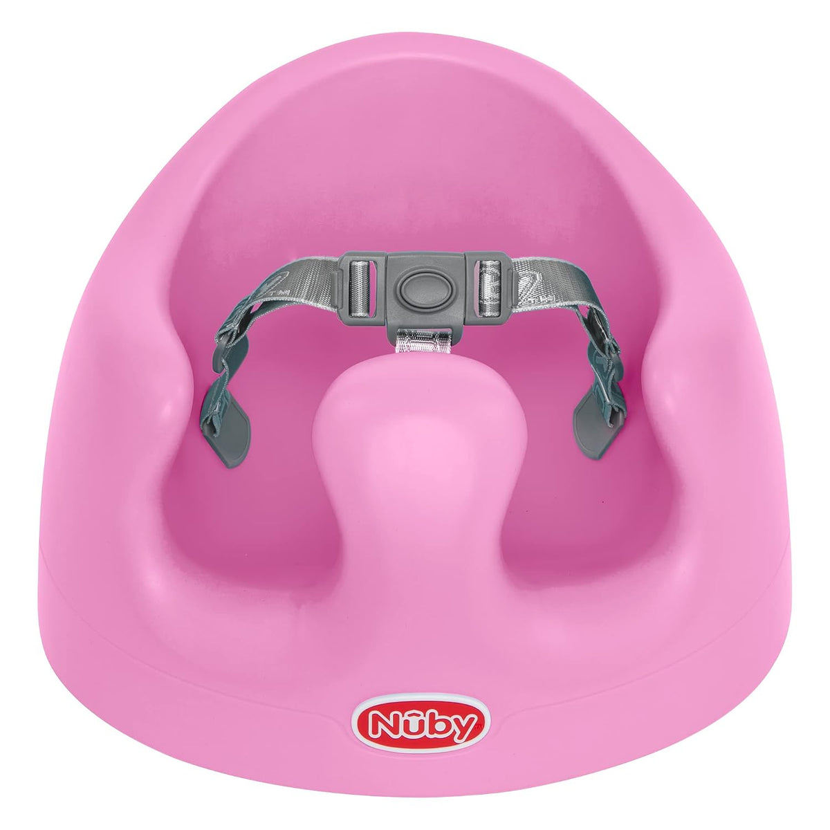 Nuby My Floor Ergonomic Baby Seat, 4M-12M, Baby Essentials, Pink