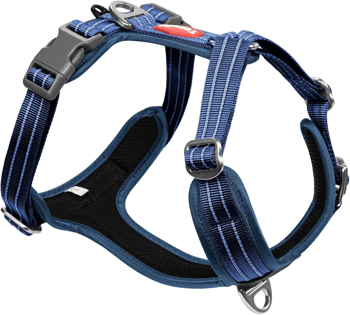 No Pull Dog Vest Harness Large Medium Small Sized Dog Friendly(Bl,L)