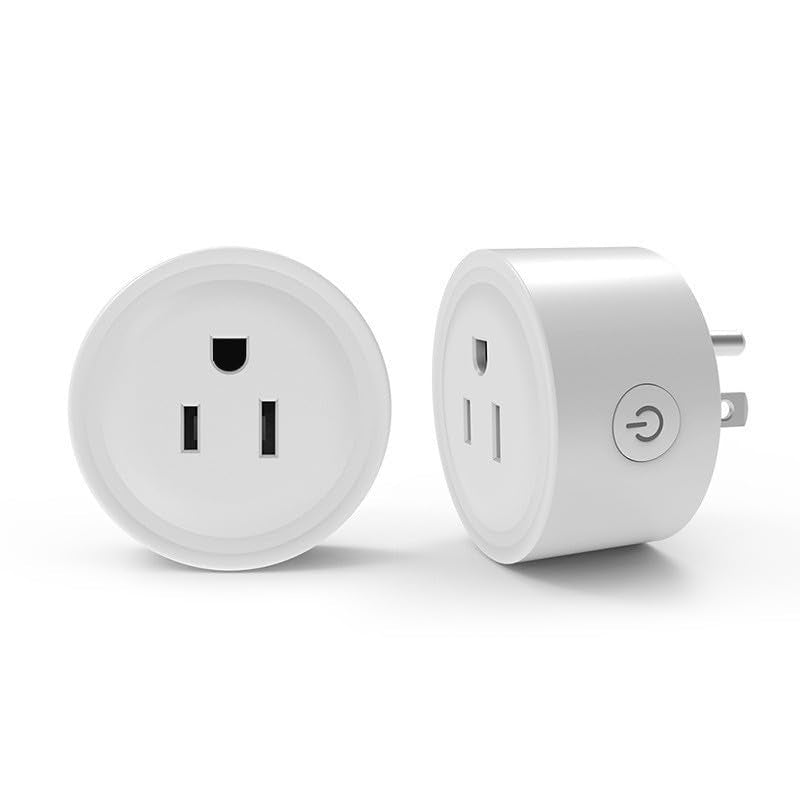 2 Pack Smart Plug, 2.4G Wifi Outlet, Smart Life / Tuya APP Remote Control