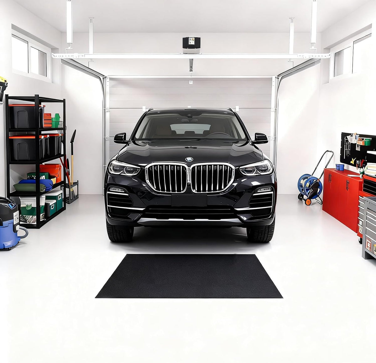 Heavy Duty Oil Spill Mat, Garage Floor Mat for under Car, Premium Oil Absorbent Pads, Reusable, Slip-Resistant, Waterproof Rubber Backing Contains Liquids, Protects Garage Floor (Xl-36''X60'')
