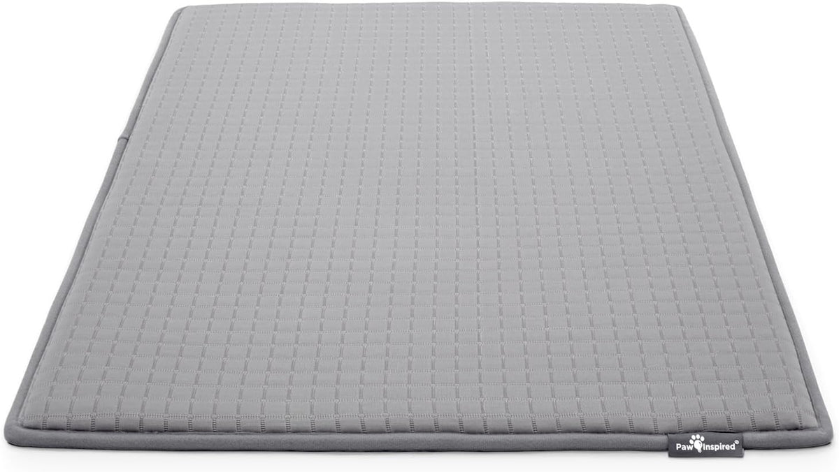 Paw Inspired Cooling Orthopedic Crate Pad, 35X22 Inch, Gray
