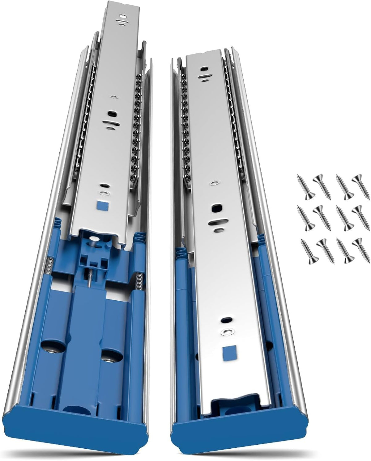 5 Pairs Soft Close Drawer Slides 20 Inch Heavy Duty Cabinet Runners