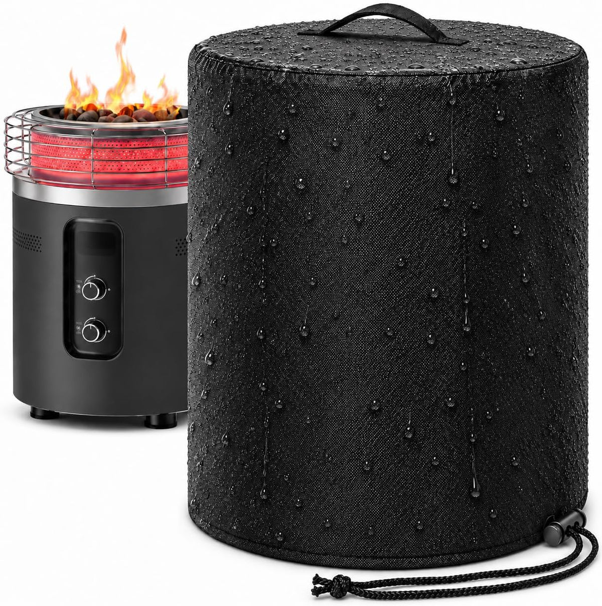 Fire Pit Cover for Ninja Fireside 360, 23"D X 28"H, Cover Only