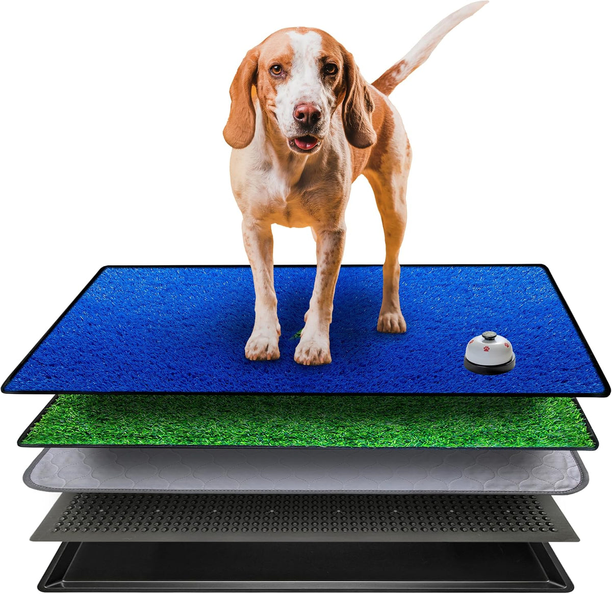 Dog Grass Pad with Tray, Indoor Potty Training System