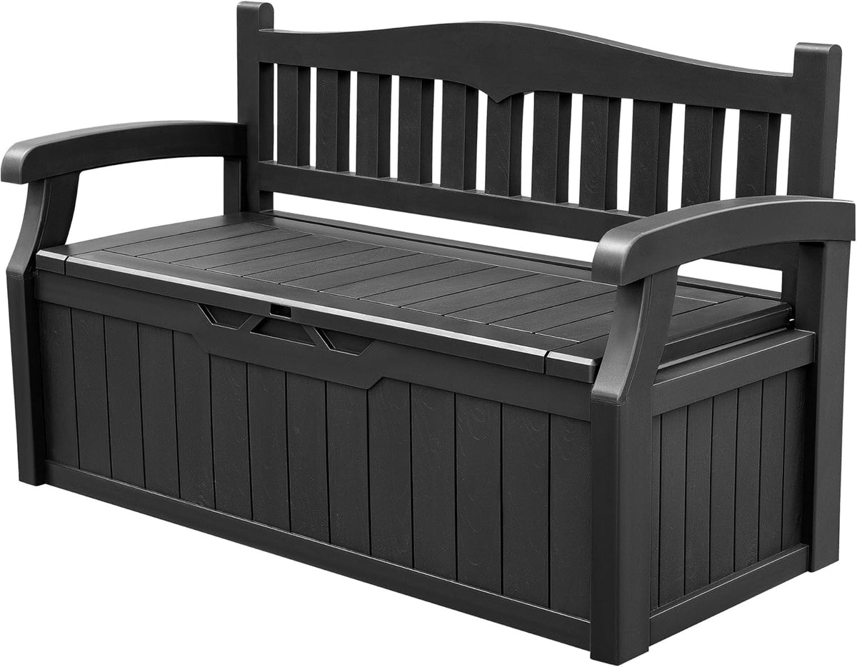 Devoko 80 Gallon Storage Bench Deck Box Waterproof&Lockable