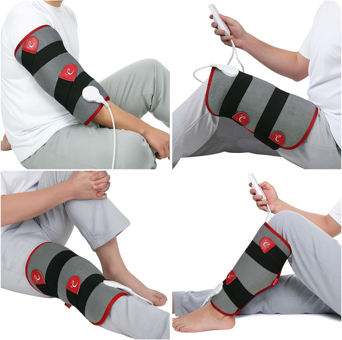 Comfytemp Leg Heating Pad, Wearable Heat Wrap for Knee/Thigh/Calf (L/XL)