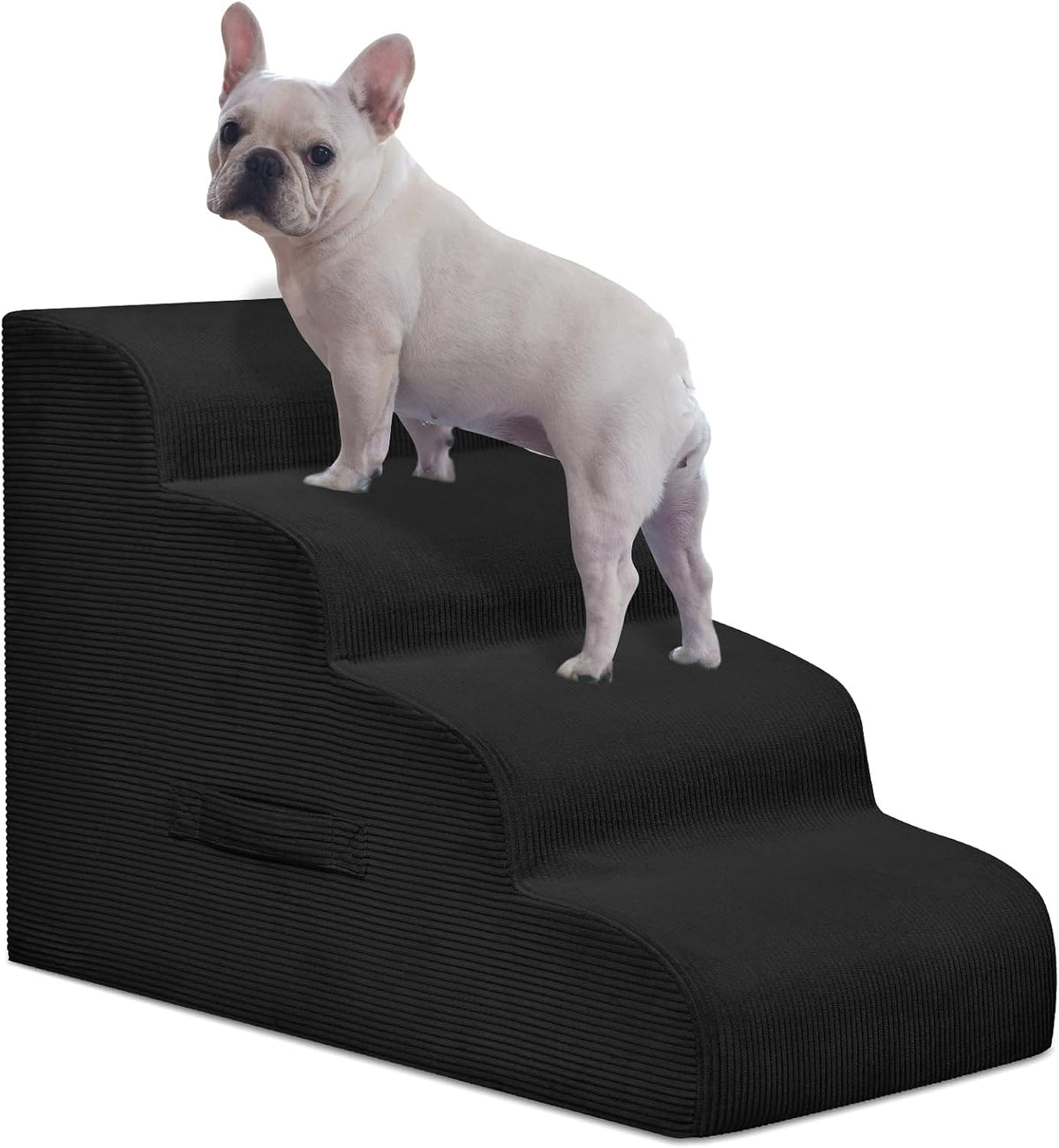 Mesa Lemon 4 Step Dog Stairs Pet Ramp for High Beds, Sofas and Cars