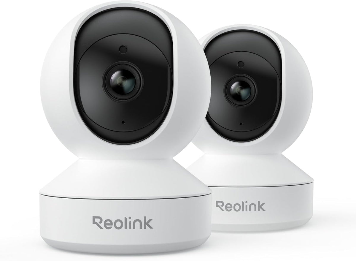 REOLINK Home Security Camera System, E1(2 Pack), Smart Human/Pet Detection